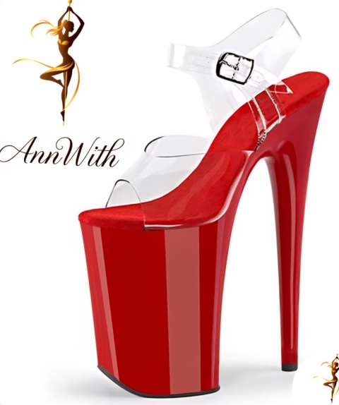 Pencil Spin Pole Heels 23cm