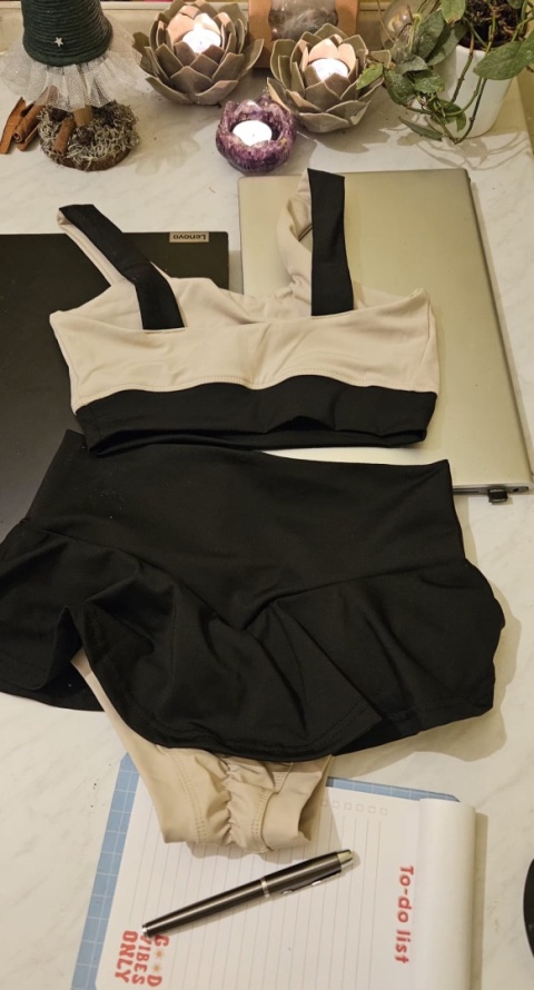 Scarlet Flow Two‑Piece &